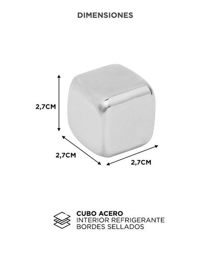 Set X6 Hielos De Acero Inoxidable Gadnic HWHIS1 Cubos De Hielo Reutilizables - 5