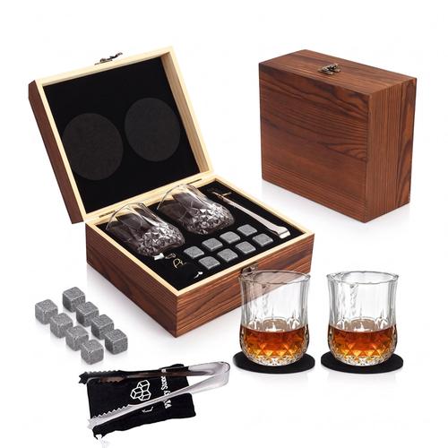 Juego de vasos de whisky Gadnic 8 rocas de granito - 0