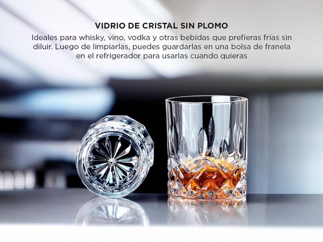 Juego de vasos de whisky Gadnic 8 rocas de granito - 3