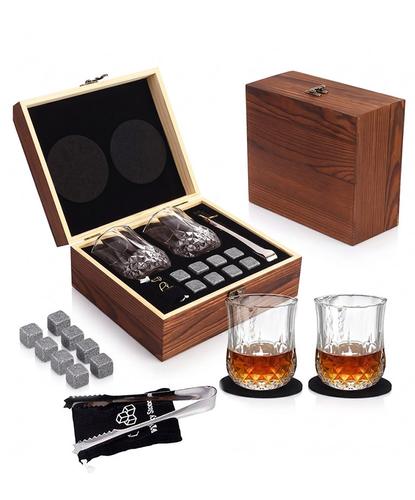 Juego de vasos de whisky Gadnic 8 rocas de granito - 5