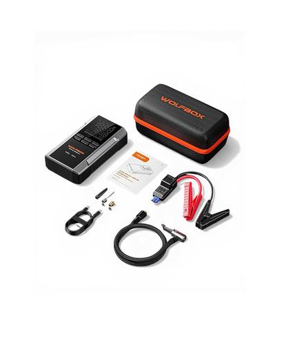 Arrancador Compresor WolfBox 4000A 160PSI 24000mAh Inflador  Display LED - 6