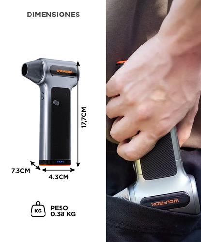 Soplador Eléctrico Wolfbox MF200 Aire Comprimido Inalámbrico Recargable Portátil  - 5