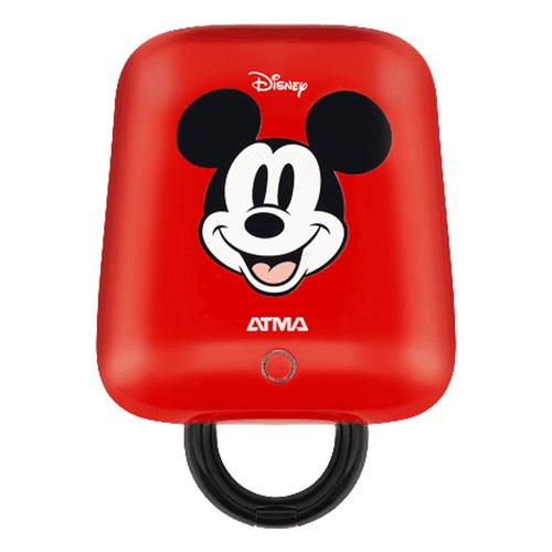 Waflera Sandwichera Atma Eléctrica 2 en 1 Roja Disney - 0