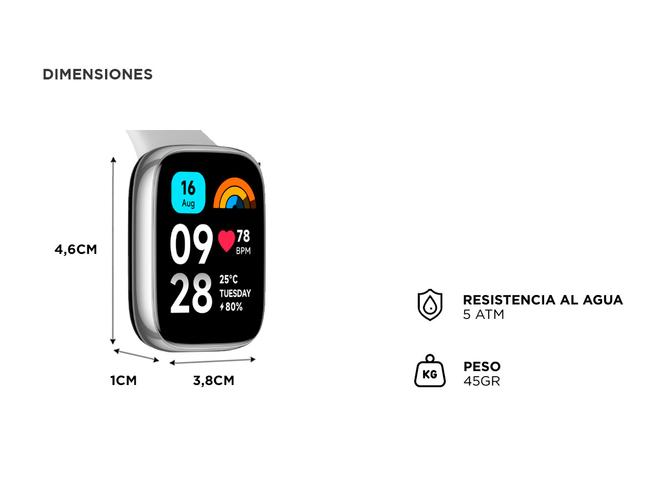 Smartwatch Xiaomi Redmi Watch 3 Active - 4