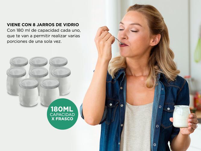 Yogurtera Smart Tek Ym800 Digital 8 Recip Vidrio 14 Litros - 4