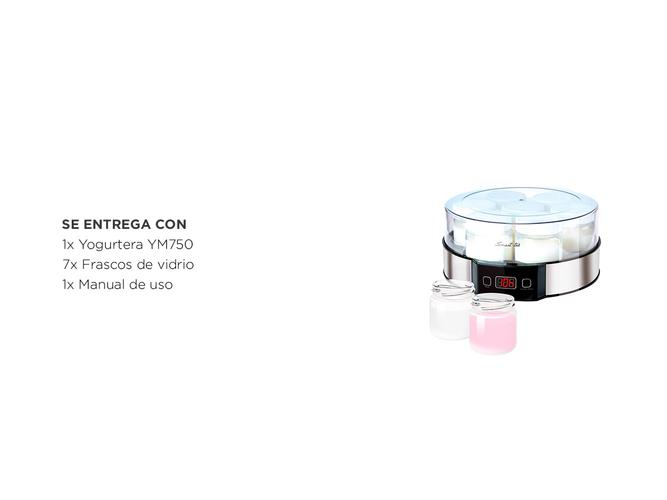 Yogurtera Smart-tek YM750 Acero inoxidable - 5