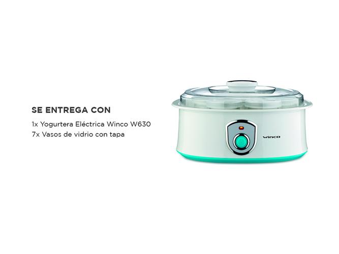 Yogurtera Electrica Winco W630 Maquina De Yogurt + 7 Vasos con tapa - 5