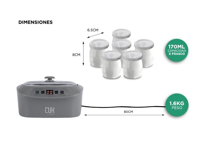 Yogurtera Gadnic YG20 6 Frascos 20w 5 en 1 - 4