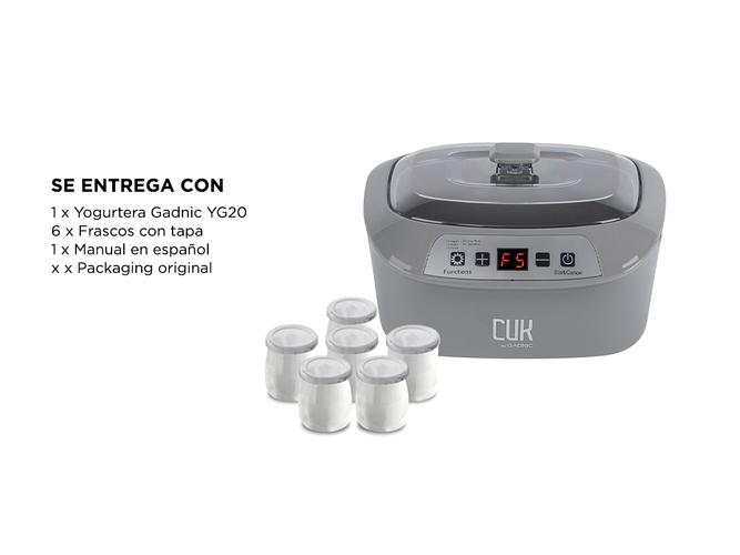 Yogurtera Gadnic YG20 6 Frascos 20w 5 en 1 - 5