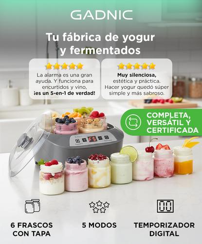 Yogurtera Gadnic YG20 6 Frascos 20w 5 en 1 - 1