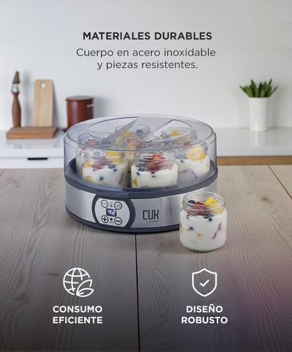 Yogurtera Digital Cuk By Gadnic 126 L  7 Frascos Vidrio  Panel Programable - 4