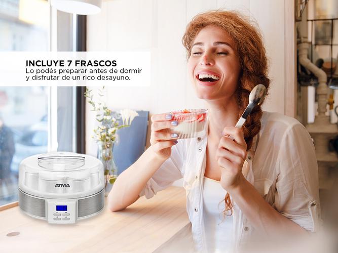 Yogurtera Atma YM3010 Digital + 7 frascos - 2