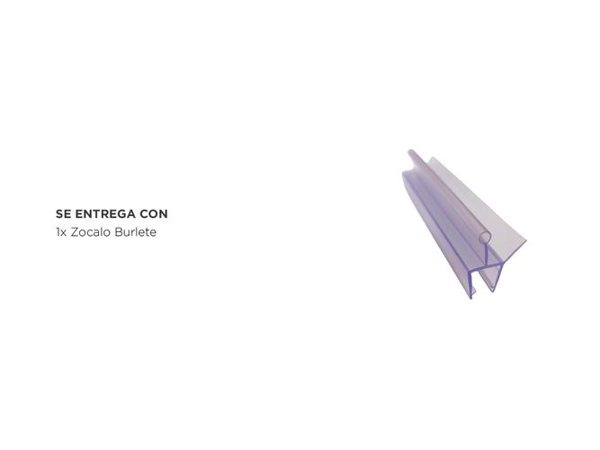 Burlete Para Mampara Y Vidrio Blindex Gadnic 110 M - 4