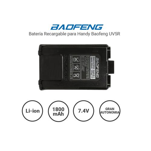 Batería Baofeng 1800mAh Recargable Para UV-5R - 1