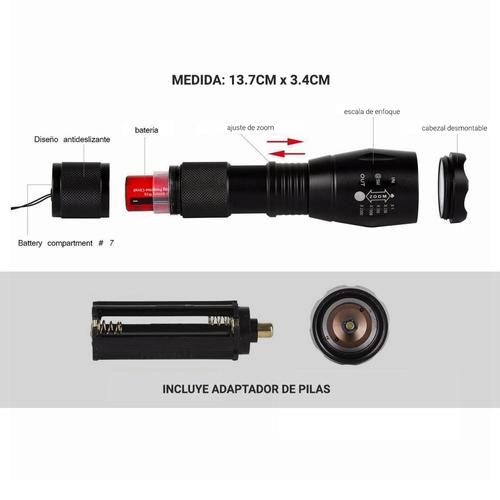 KIT 4 Linternas Gadnic 12000 Lumens GD-LN34 - 5