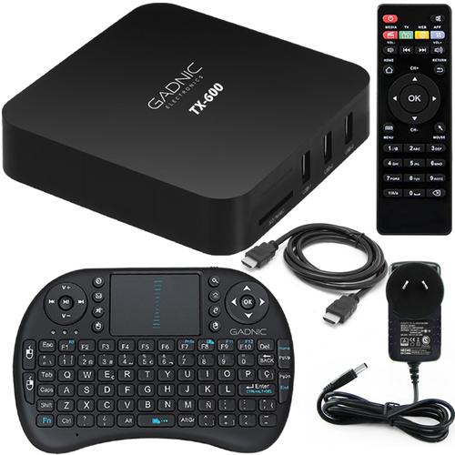 Kit Tv Box GADNIC TX-600 Premium con Teclado Gratis - 0