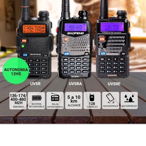 Kit 4 Handies Baofeng UV5R | UV5RA | UV5RE - 1