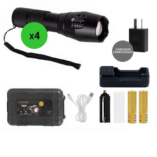 KIT 4 Linternas Gadnic 12000 Lumens GD-LN34 - 6