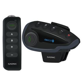 Intercomunicador Moto Gadnic G-800 Manos Libres Bluetooth 1200mts Hasta 120kmh