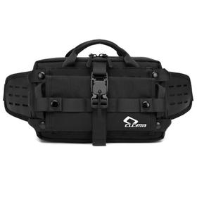 Riñonera Táctica Ideal Para Moto Bici Cucyma CB-Z2208 Impermeable Puerto USB Múltiples Enganches y Bolsillos