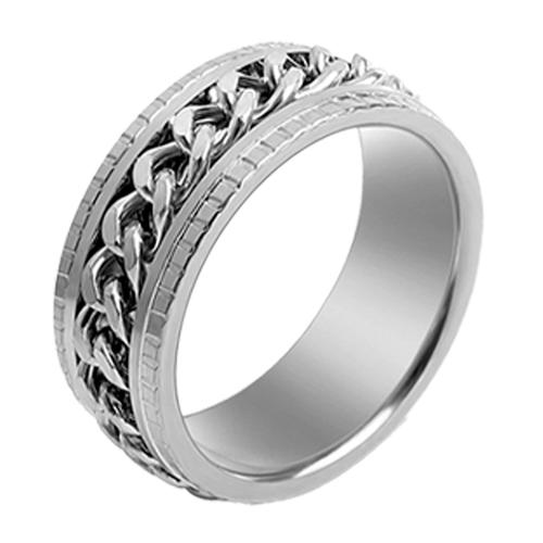 Anillo Titanio Giratorio Gadnic Anti Estrés Ansiedad - 0