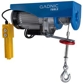 Aparejo Eléctrico Gadnic AP500 Hasta 500kg 1020w Gancho Doble y Simple Reforzado 12 Metros 