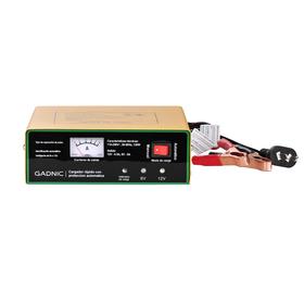 Cargador Automático de Batería Gadnic para Vehículos Tensión 6V 12V