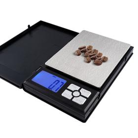 Balanza Digital Gadnic Hasta 2 Kg Resolucion 0,1 G Platina Acero Inoxidable