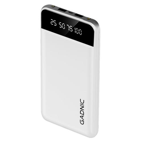 Cargador Portátil Gadnic K42 10000 mAh 2 puertos USB  Display - 0