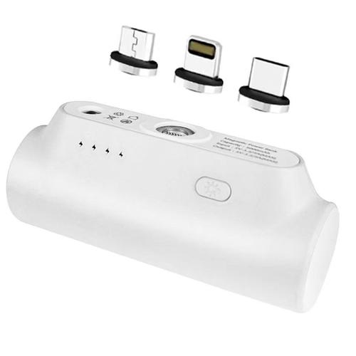 Cargador Portátil Gadnic Mini power Bank USB C Lightning 8000mah - 0