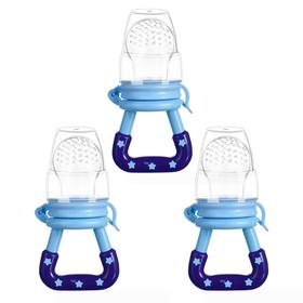 Kit X3 Chupetes Para Frutas Bebés Mawe Mordillo de Comida