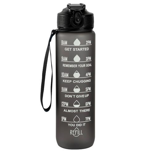 Botella Deportiva Motivacional Gadnic 1L con Pico Sorbete - 0