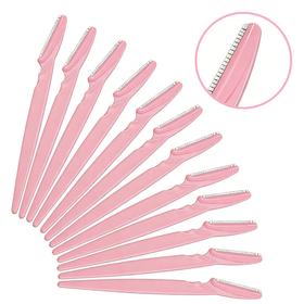 Depiladoras Faciales Care By Gadnic Set 12 Cuchillas Para Cejas Acero Inoxidable Con Mango Ergonomico 145cm