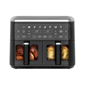 Freidora De Aire Smart-Tek AF2090D Doble Air Fryer Digital Capacidad 9 Litros Sin Aceite