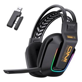 Auriculares Gamer Onikuma GT828 RGB 2.4GHz Dongle USB Cable 3.5 mm Baja Latencia Hasta 25 Horas