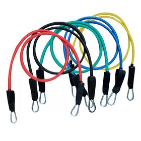 Bandas Elásticas Gadnic Kit x5 1.2mts 5 Intensidades + Anclajes y Accesorios