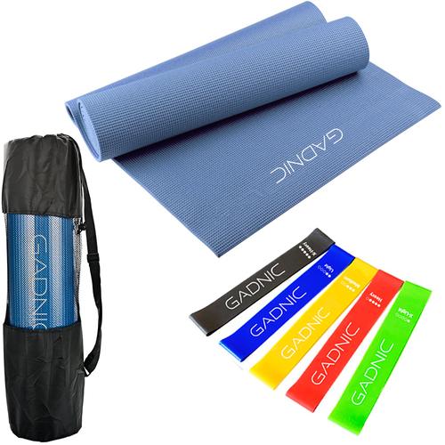 Colchoneta Yoga Mat PVC + Kit de Bandas de Resistencia - 0
