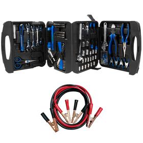 Kit De Set De Herramientas 189 Piezas Y Cable Puente 800Ah Gadnic