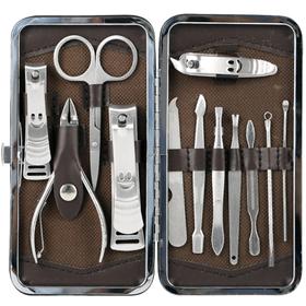 Set Manicura Pedicura Gadnic Estuche 12 Piezas Alta Calidad