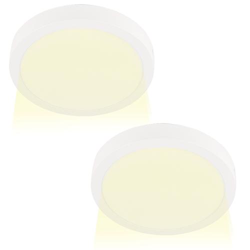 Kit x2 Plafon Lampara techo Led Gadnic PNL24 Redondo 24W CalidoFrio 3000K6000K - 0