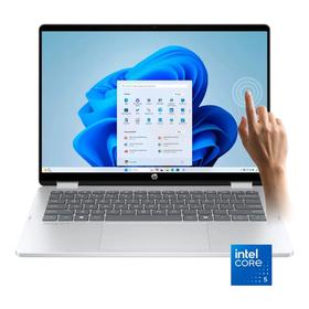 Notebook HP - OmniBook 5 Flip 2-in-1 14 2K Touch-Screen Laptop - Intel Core 5 - 8GB - 512GB SSD - Glacier Silver 14-fp0013dx