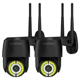  Kit x2 Cámara de Seguridad Gadnic Audio Bidireccional