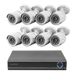 Cámaras de Seguridad x8 + DVR Gadnic SX37X Interior / Exterior Visión Nocturna 1tb