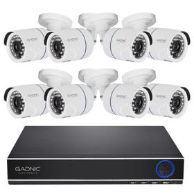 Kit de 8 Cámaras de Seguridad IP Full Hd GADNIC KP2P0040X