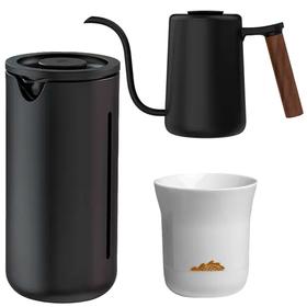 Kit TimeMore Cafetera Manual Prensa Francesa Taza de Cafe