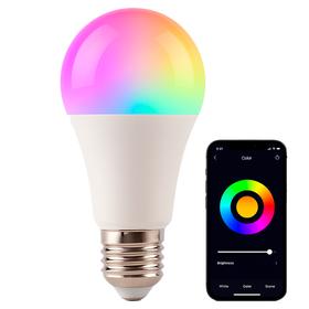 Lampara Led Smart Gadnic Inteligente RGB 9W WiFi Encendido Automático Programable 