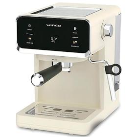 Cafetera Express Winco W1927 Con Espumador De Leche Digital Touch 20 BAR