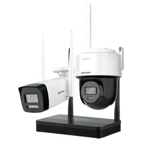 Kit Hikvision EasyLink NKS424W03H con 2 Cámaras IP WiFi 4MP Exterior