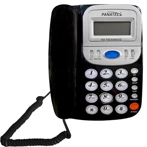 Teléfono Fijo con Identificador de Llamada Altavoz Panatel KX-TSC6080CID - 0