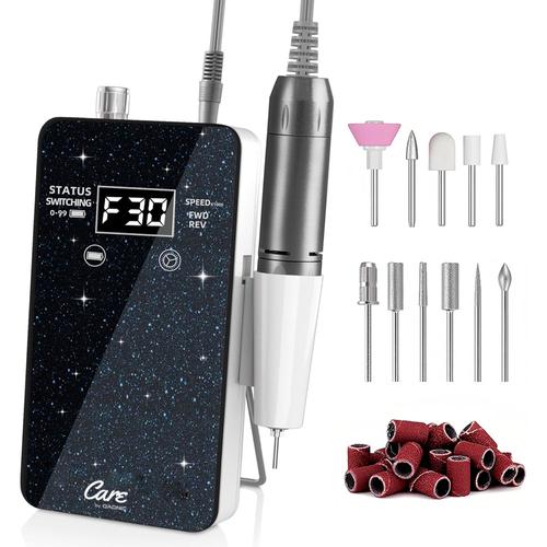 Torno De Uñas Care By Gadnic 35000RPM Recargable Manicura 40W  Con Accesorios  - 0
